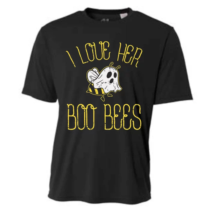 I Love Her Boo Bees Couples Halloween Costume Cooling Performance Crew T-Shirt