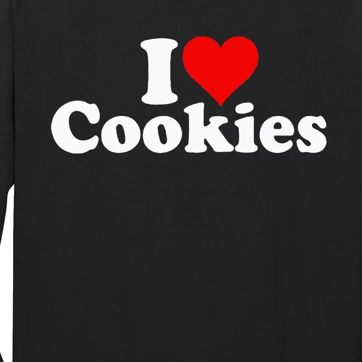 I Love Heart Cookies Long Sleeve Shirt