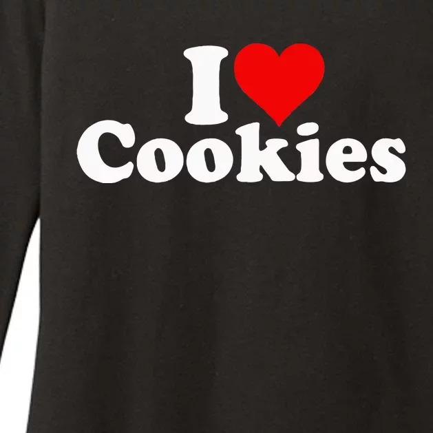 I Love Heart Cookies Womens CVC Long Sleeve Shirt