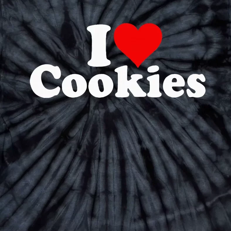 I Love Heart Cookies Tie-Dye T-Shirt