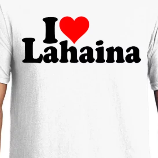 I Love Heart Lahaina Hawaii Pajama Set