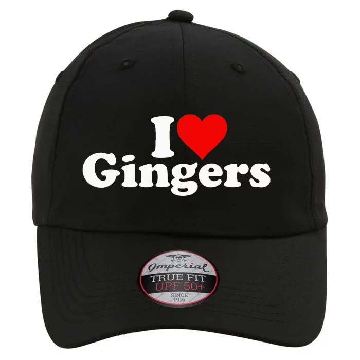 I Love Heart Gingers Redheads Red Hair The Original Performance Cap