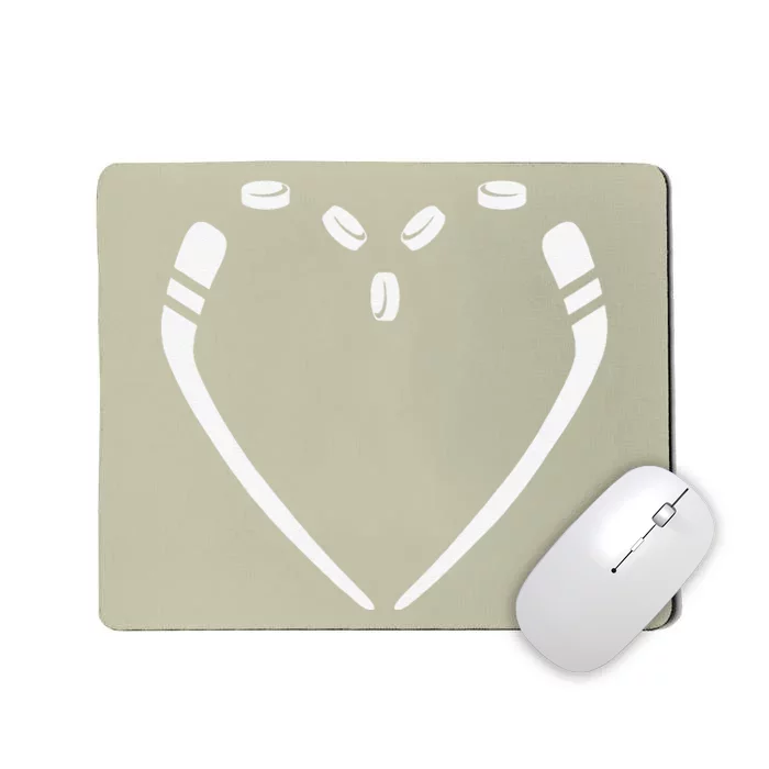 I Love Hockey Mousepad