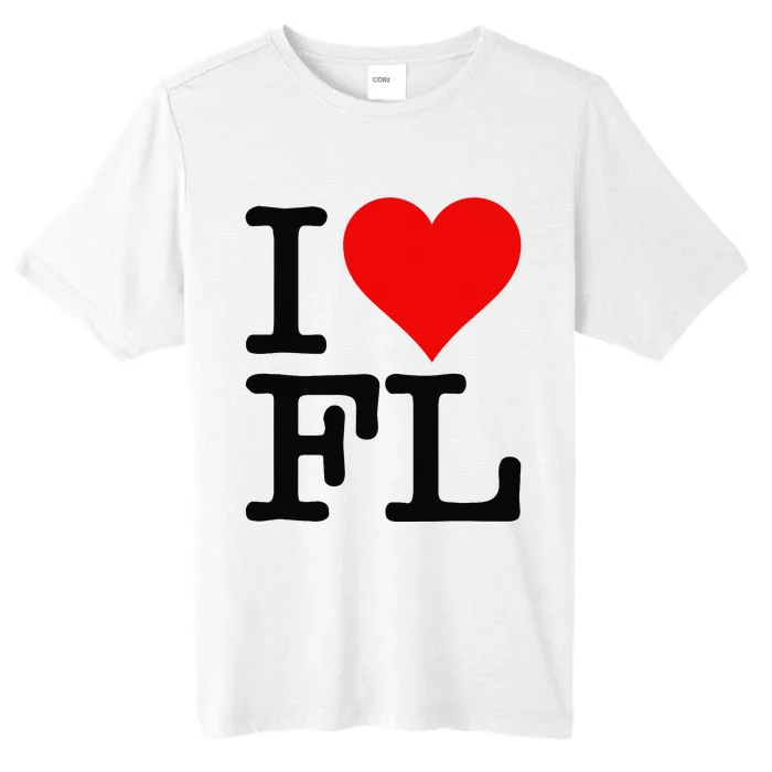 I LOVE HEART FLORIDA FL ChromaSoft Performance T-Shirt