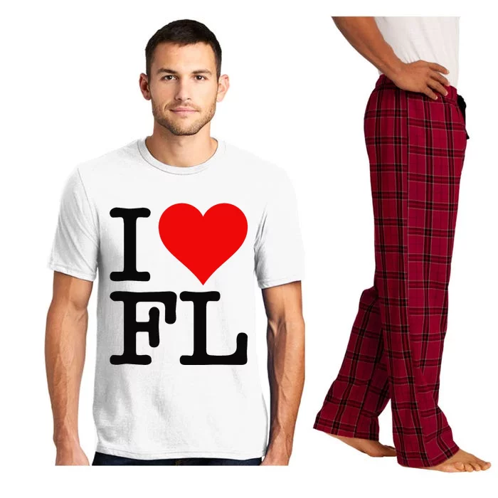 I LOVE HEART FLORIDA FL Pajama Set