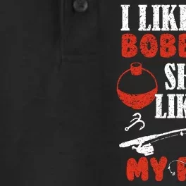 I Like Her Bobbers Funny Fishing Couples Gifts Dry Zone Grid Performance Polo