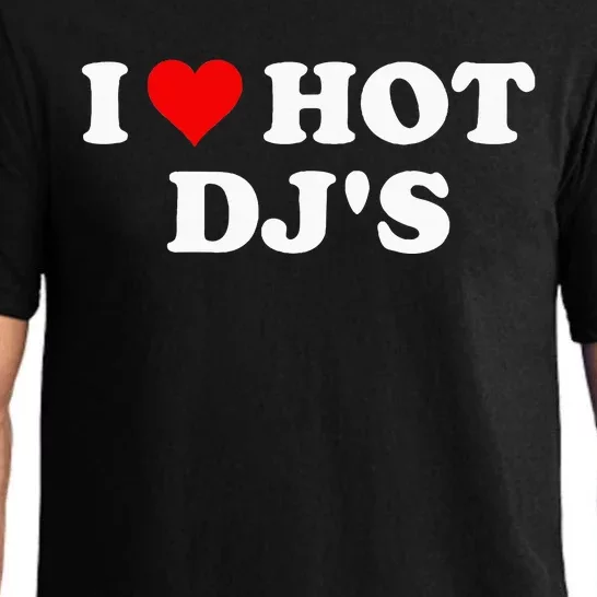 I Love Hot Djs Pajama Set