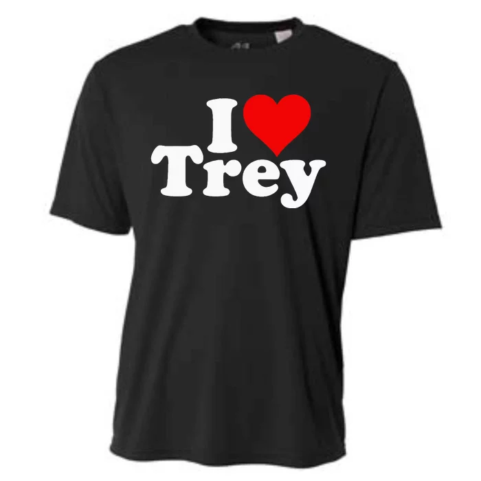 I Love Heart Trey Cooling Performance Crew T-Shirt