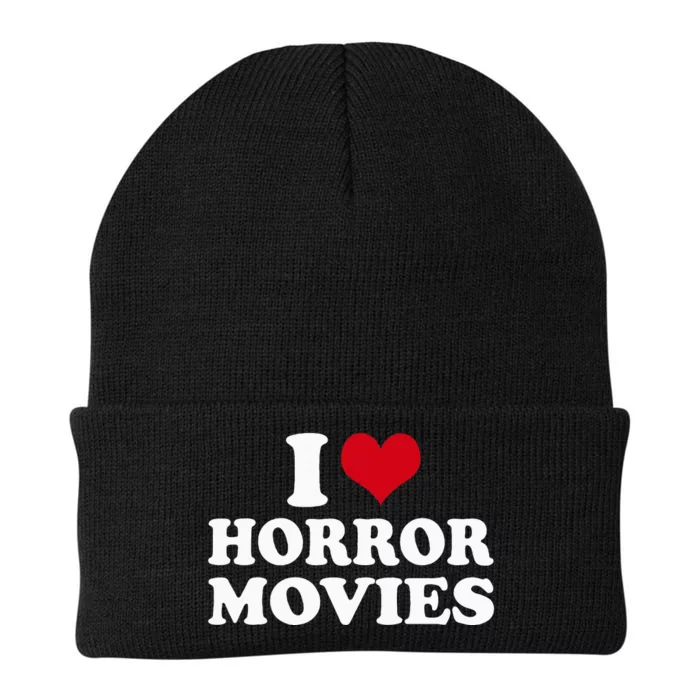 I Love Horror Movies Knit Cap Winter Beanie