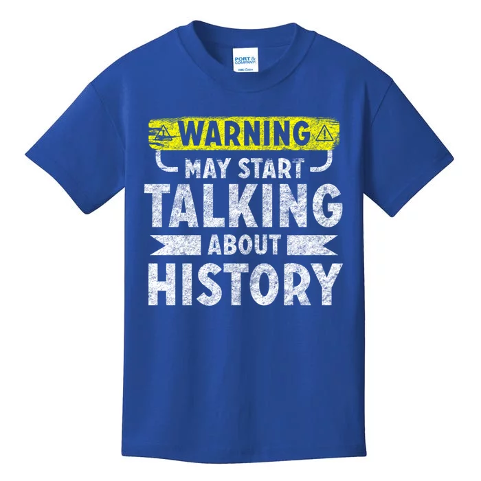 I Love History Gift Funny History Lover Gift Kids T-Shirt