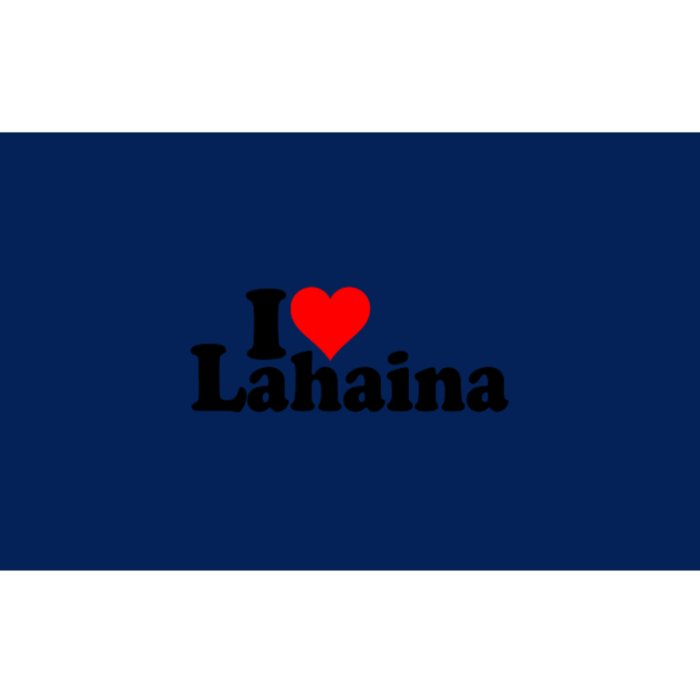 I Love Heart Lahaina Hawaii Bumper Sticker