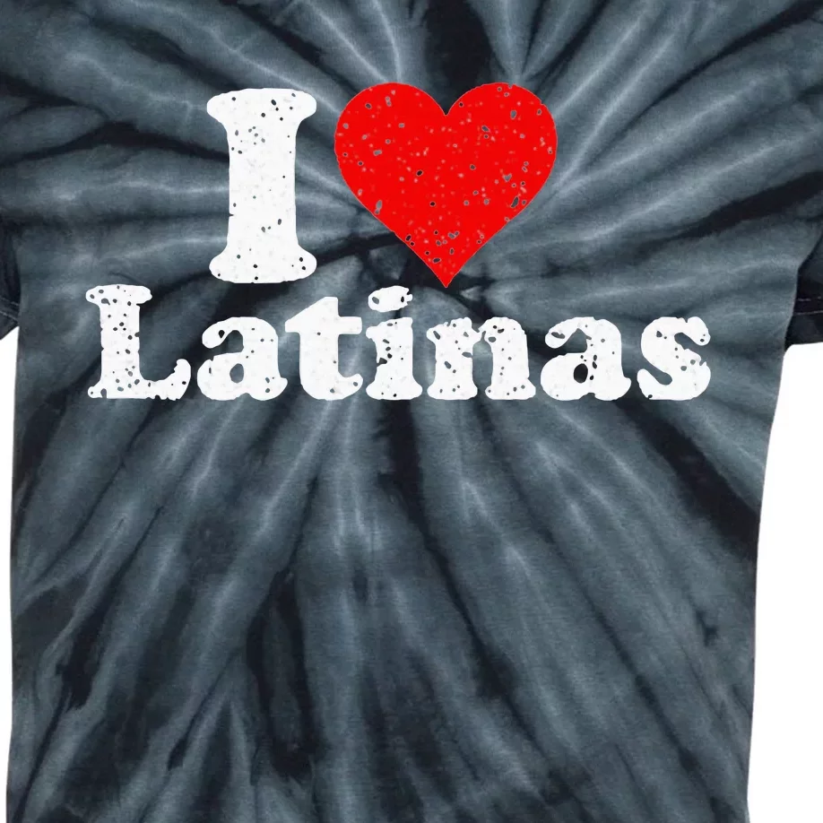 I Love Heart Latinas Girlfriend Wife Kids Tie-Dye T-Shirt