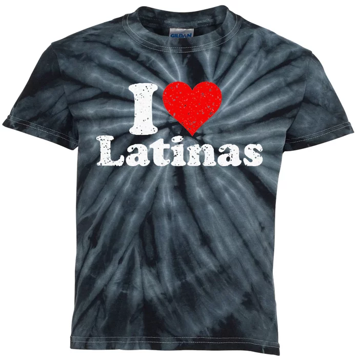 I Love Heart Latinas Girlfriend Wife Kids Tie-Dye T-Shirt