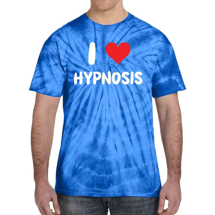 I Love Hypnosis Heart Consciousness Gift Tie-Dye T-Shirt