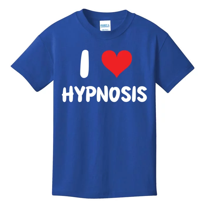 I Love Hypnosis Heart Consciousness Gift Kids T-Shirt