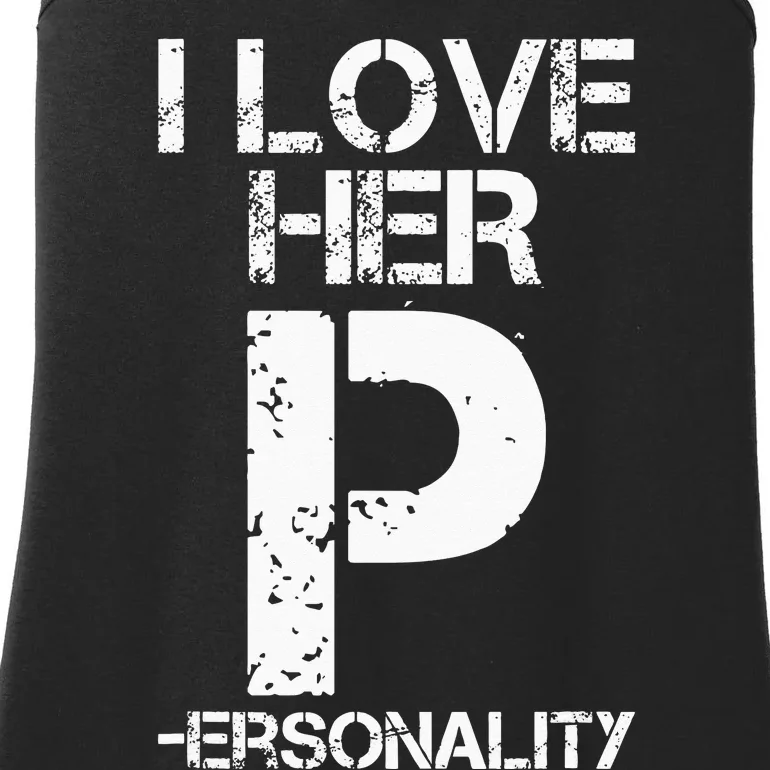 I Love His D I Love Her P Couples Matching Valentines Day Ladies Essential Tank