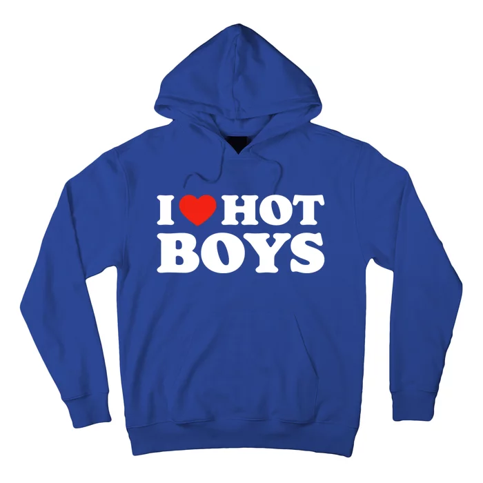 I Love Hot Funny College Dilf Vintage Gift Hoodie