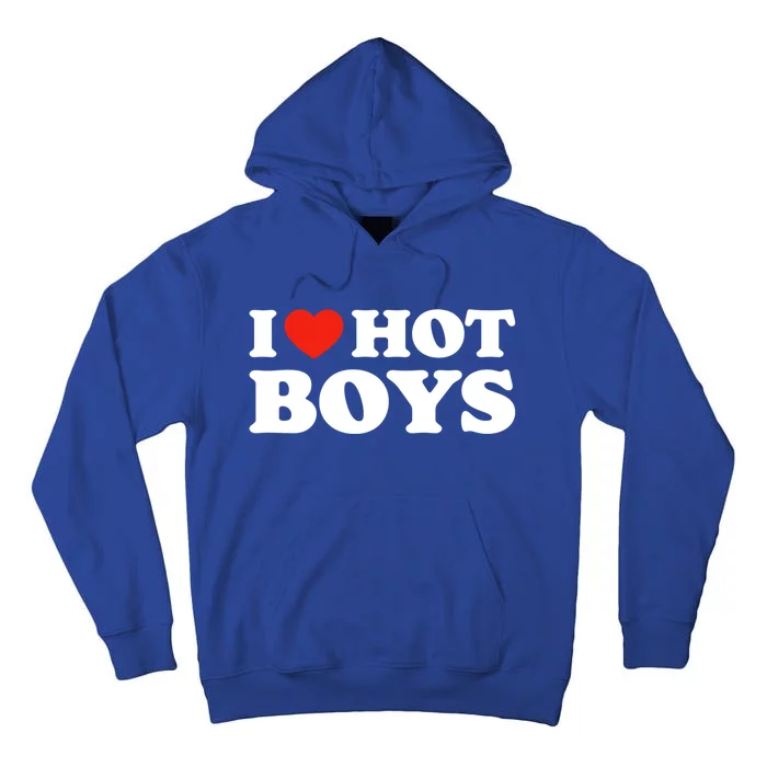 I Love Hot Funny College Dilf Vintage Gift Tall Hoodie