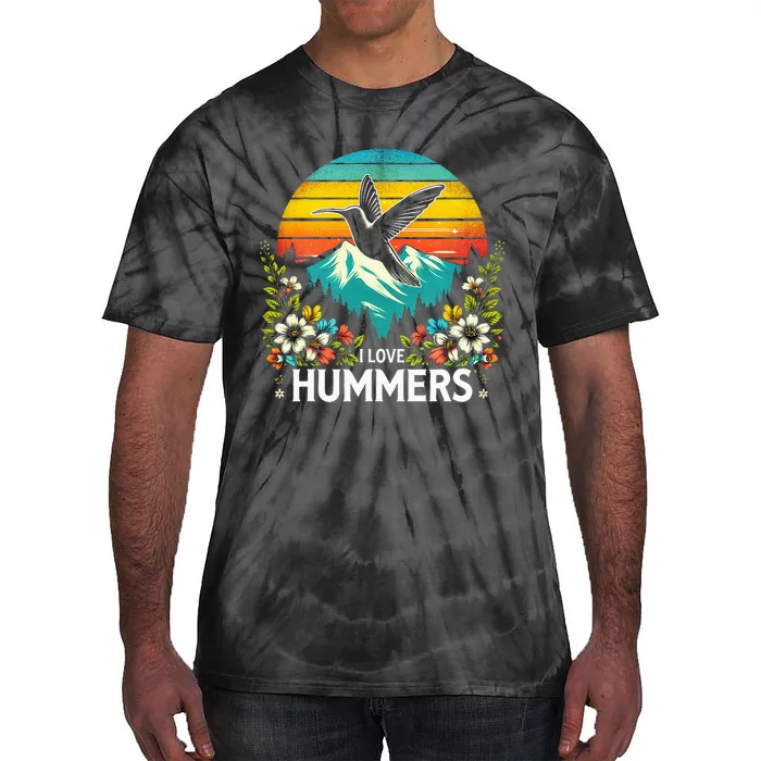 I Love Hummers Colibri Hummingbird Tie-Dye T-Shirt