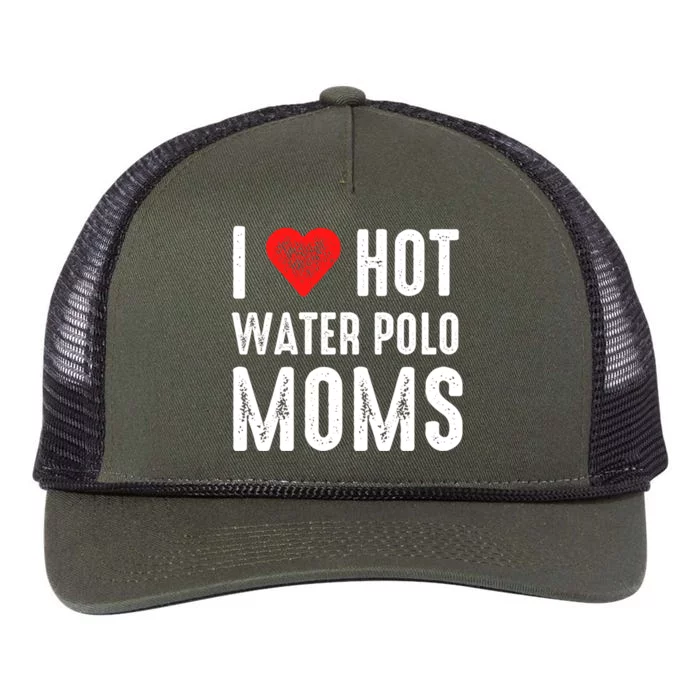 I Love Hot Water Polo Moms Cute Gift Retro Rope Trucker Hat Cap