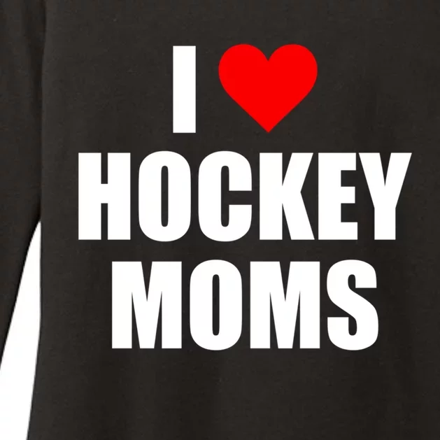 I Love Hockey Moms Gift Womens CVC Long Sleeve Shirt