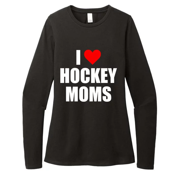 I Love Hockey Moms Gift Womens CVC Long Sleeve Shirt