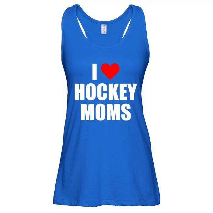 I Love Hockey Moms Gift Ladies Essential Flowy Tank