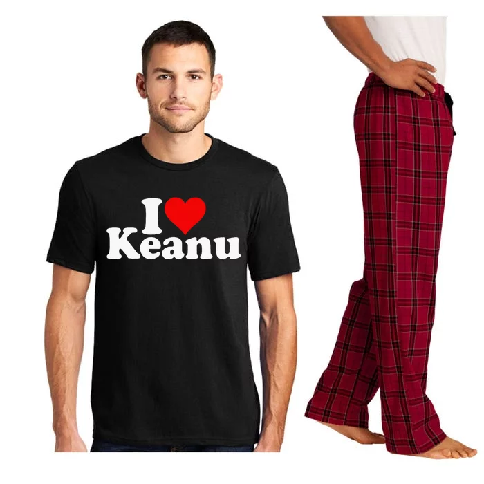 I Love Heart Keanu Pajama Set