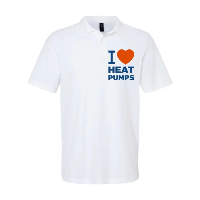 I Love Heat Pumps I Heart Heat Pumps Softstyle Adult Sport Polo