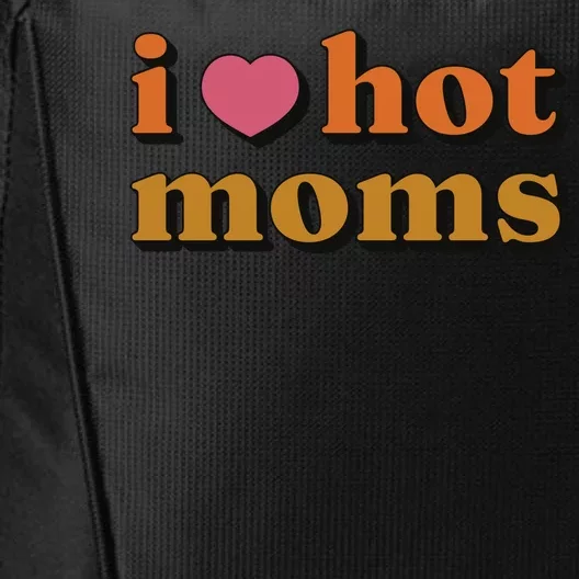 I Love Hot Moms Retro City Backpack