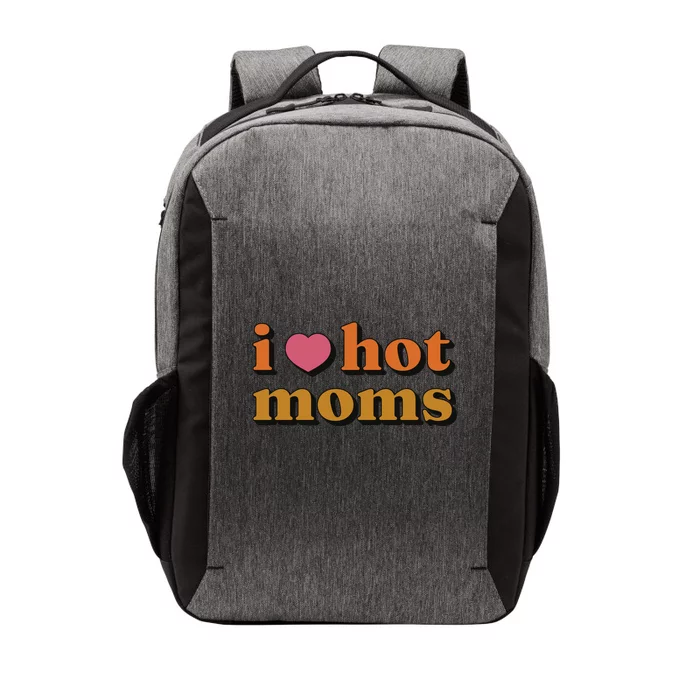 I Love Hot Moms Retro Vector Backpack