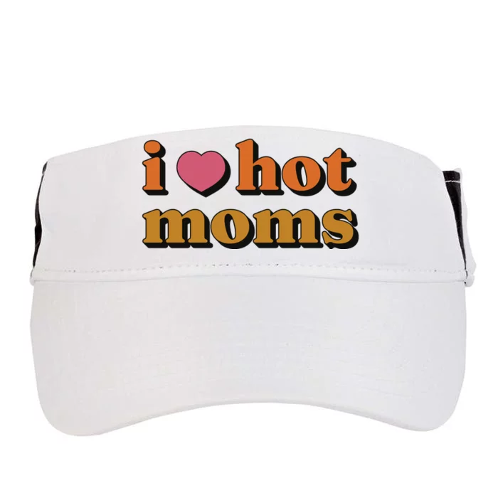 I Love Hot Moms Retro Adult Drive Performance Visor