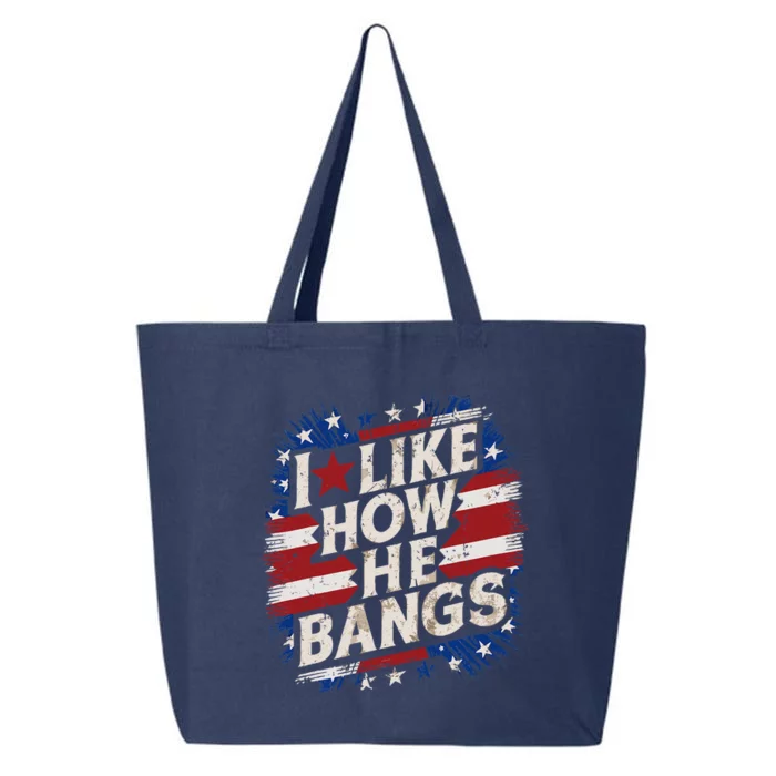 I Like How He Bang Fireworks 4th Of July Funny Couples 25L Jumbo Tote