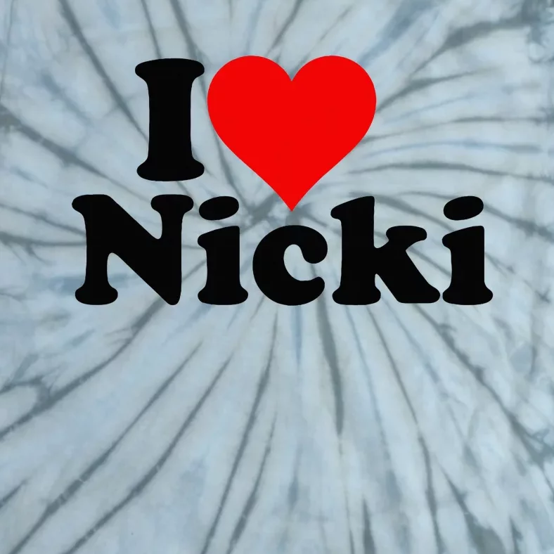 I Love Heart Nicki Tie-Dye T-Shirt