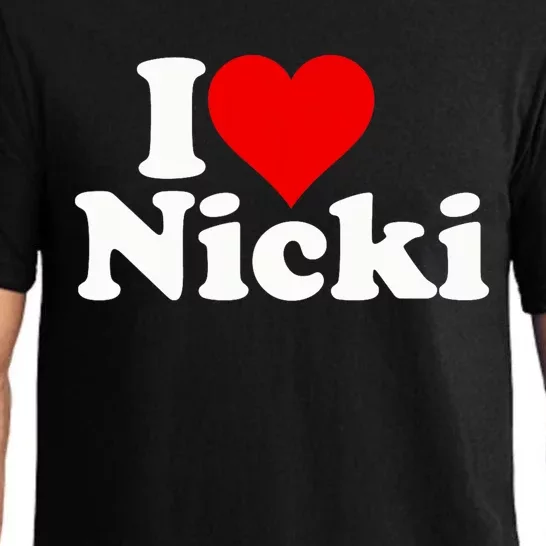 I Love Heart Nicki Pajama Set