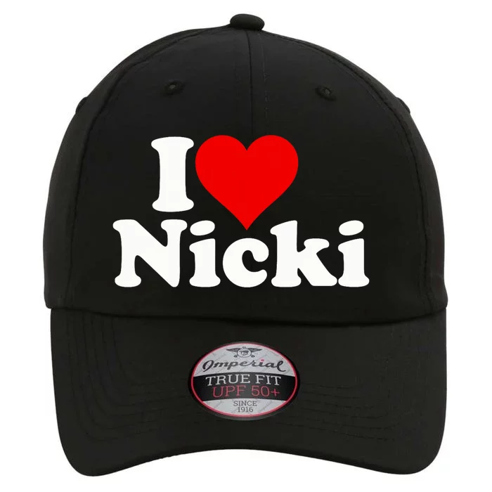 I Love Heart Nicki The Original Performance Cap