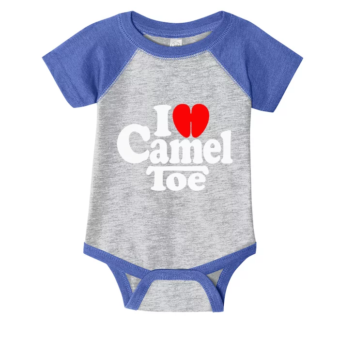 I Love Heart Camel Toe Infant Baby Jersey Bodysuit