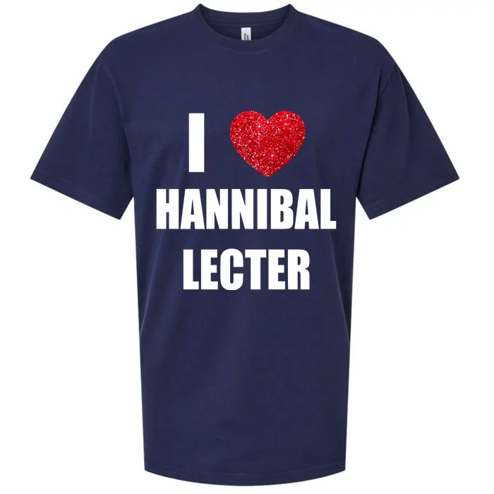 I Love Hannibal Lecter Sueded Cloud Jersey T-Shirt