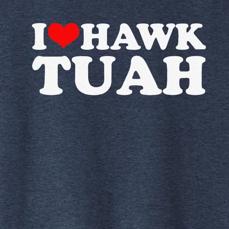 I Love Hawk Tuah Women's Crop Top Tee