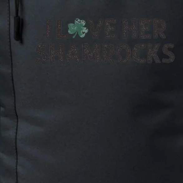 I Love Her Shamrocks Funny Saint Paddys St. Patrick's Day Daily Commute Backpack