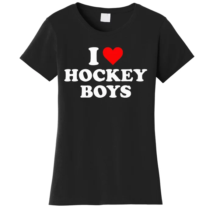 I Love Hockey funny quote sayings Women's T-Shirt