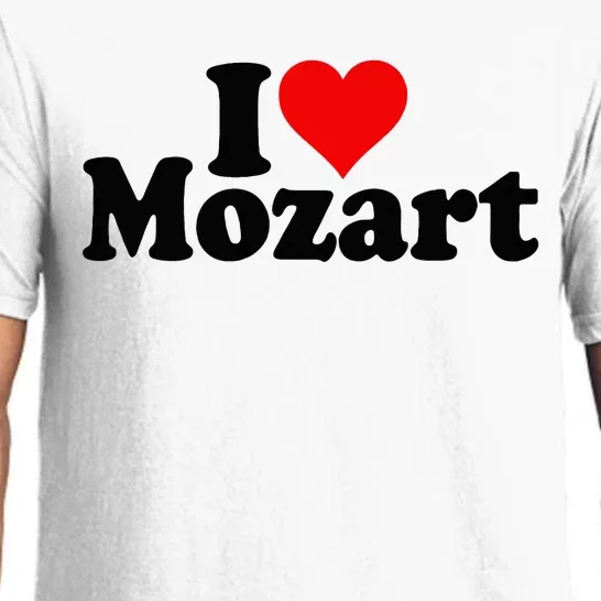 I Love Heart Mozart Pajama Set