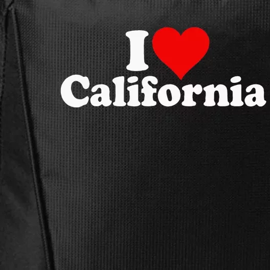 I LOVE HEART CALIFORNIA CALI STATE City Backpack