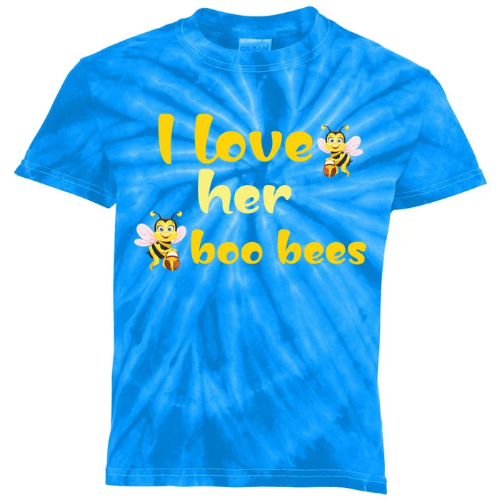 I Love Her Boo Bees Halloween Costume Where Is My Great Gift Kids Tie-Dye T-Shirt