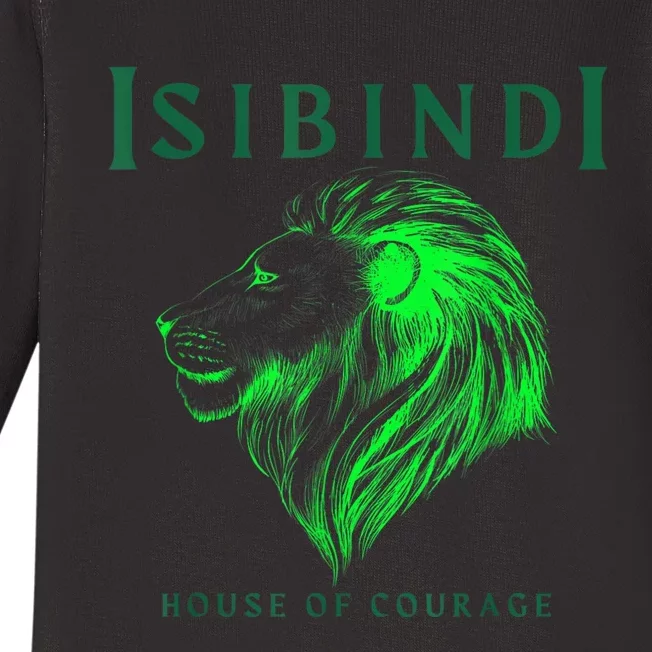 Isibindi Lion House Of Courage School Spirit Day Attire Baby Long Sleeve Bodysuit