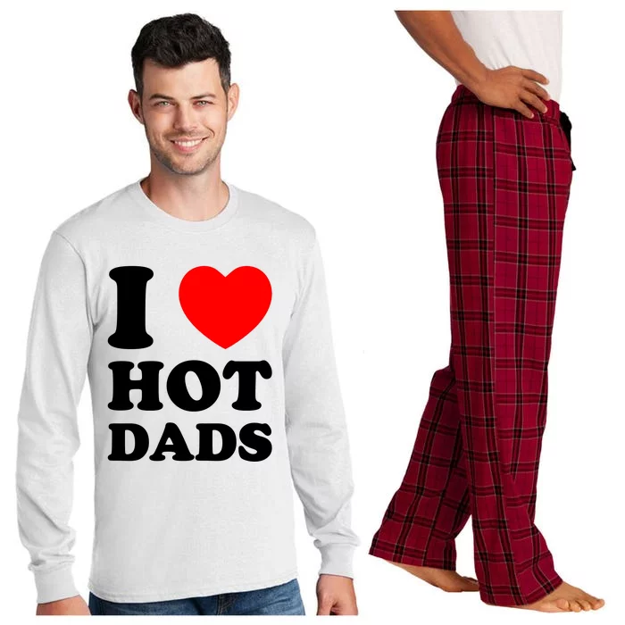 I Love Hot Dads Long Sleeve Pajama Set