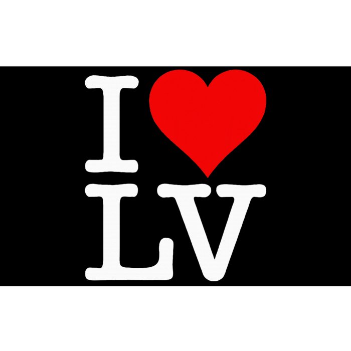 I Love Heart Las Vegas Nevada Lv Bumper Sticker