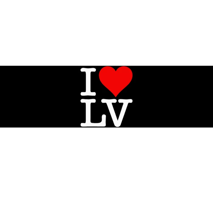 I Love Heart Las Vegas Nevada Lv Bumper Sticker