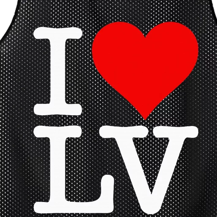 I Love Heart Las Vegas Nevada Lv Mesh Reversible Basketball Jersey Tank