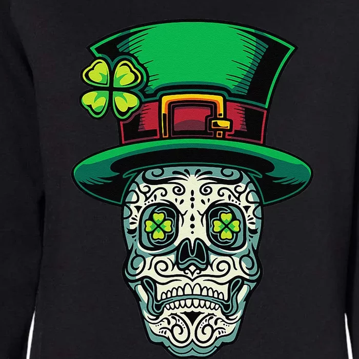 Irish Leprechaun Hat Calavera Cinco De Mayo Womens California Wash Sweatshirt